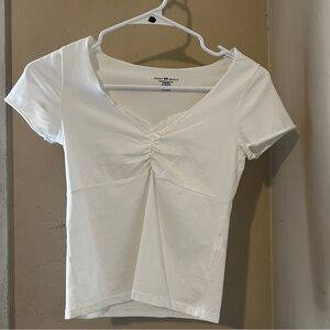 Brandy Melville White Gina Lace Top